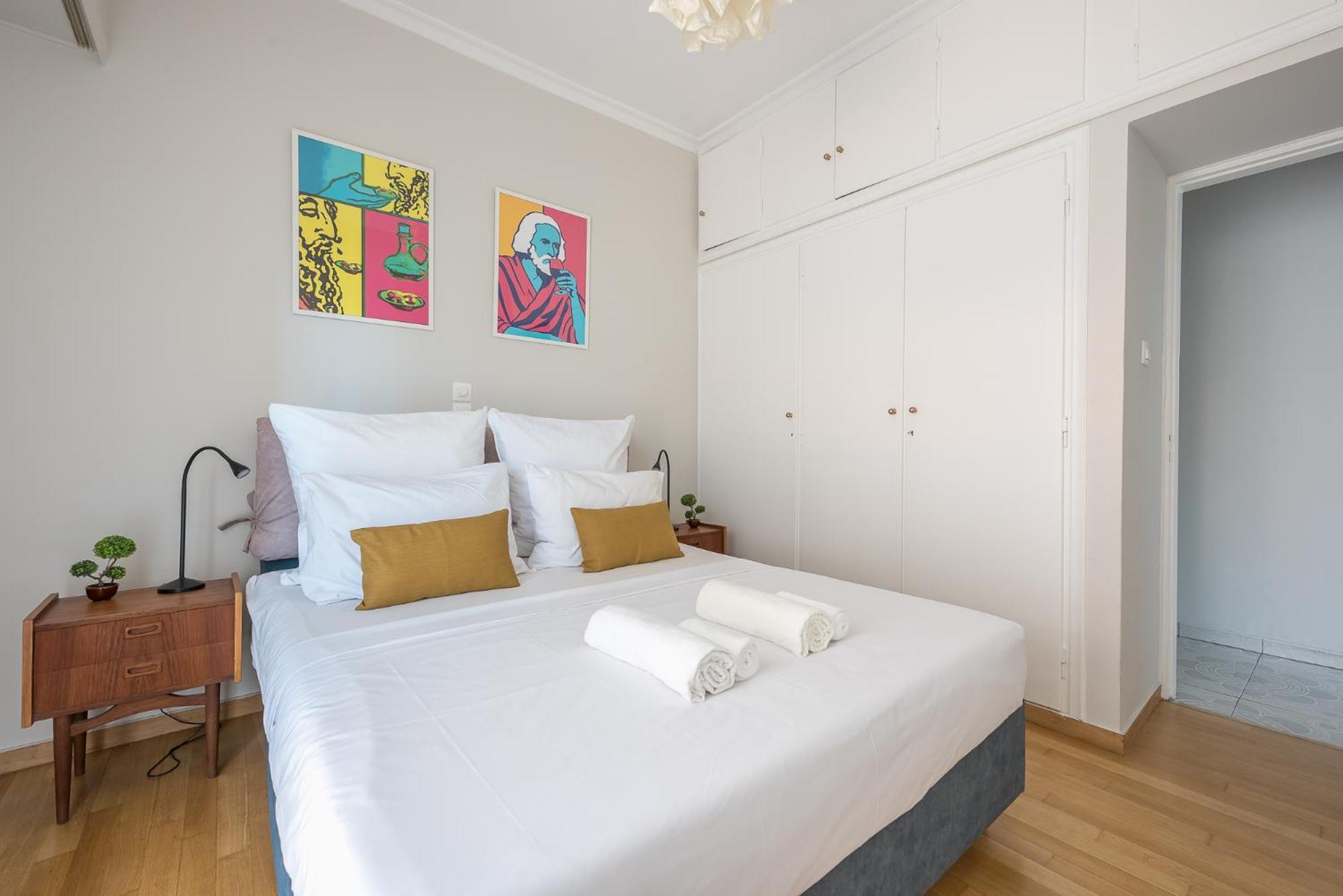 Spacious 2Bds Apt With Acropolis View In Center Atenas Exterior foto