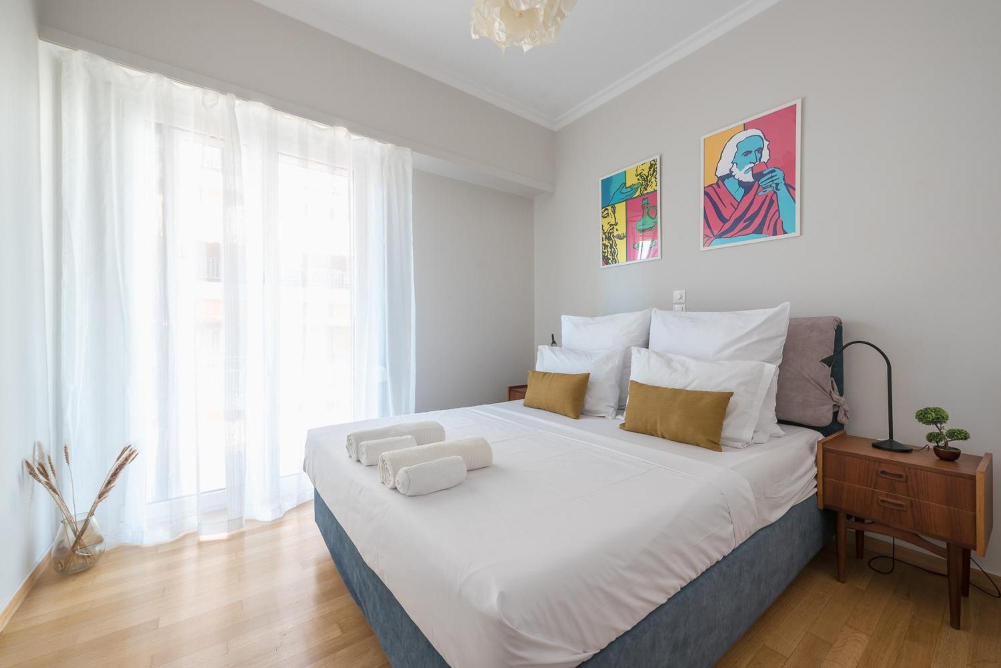 Spacious 2Bds Apt With Acropolis View In Center Atenas Exterior foto