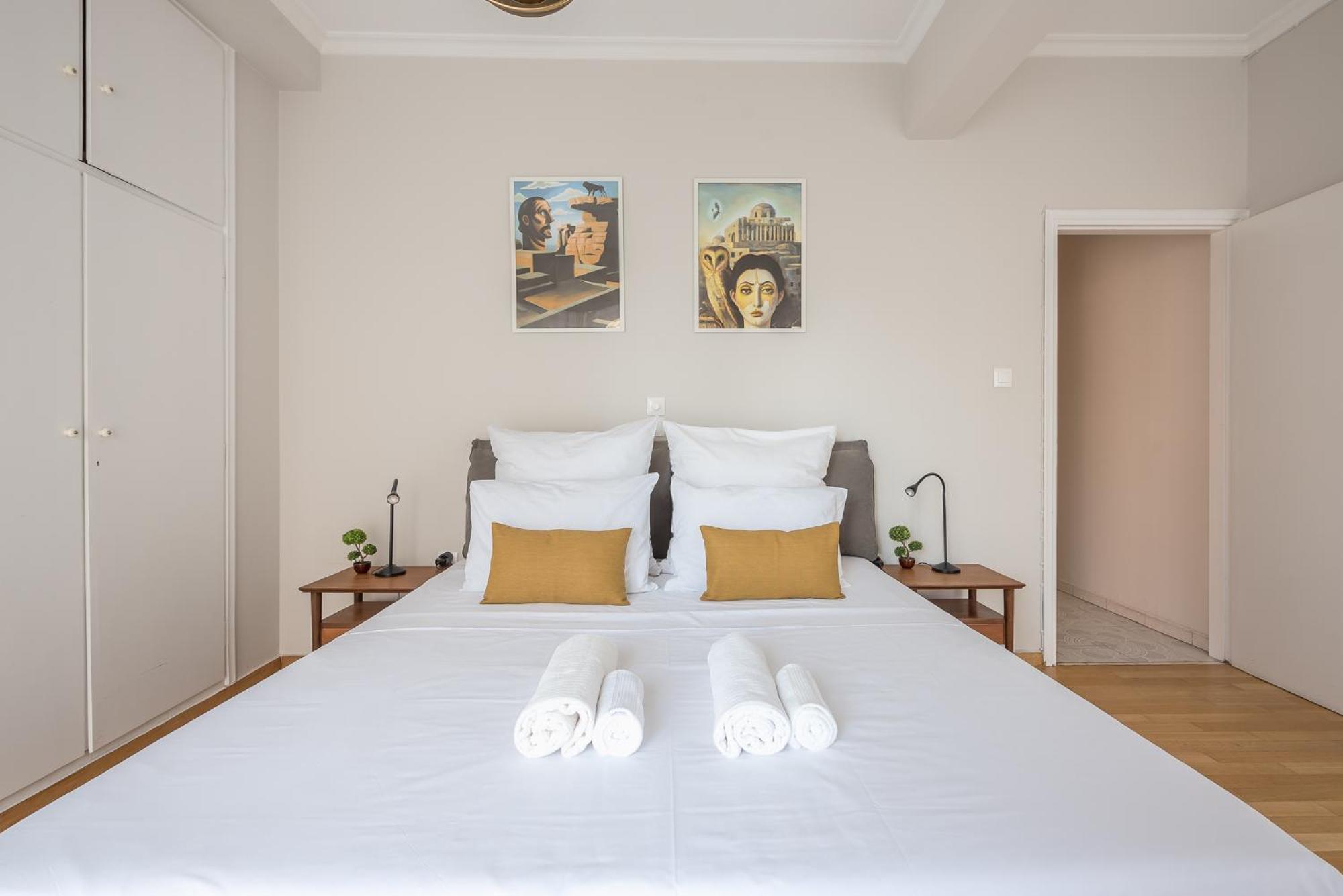 Spacious 2Bds Apt With Acropolis View In Center Atenas Exterior foto